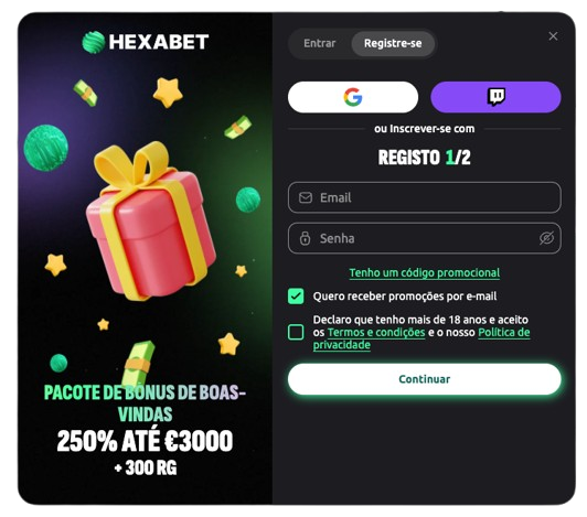 Hexabet Login